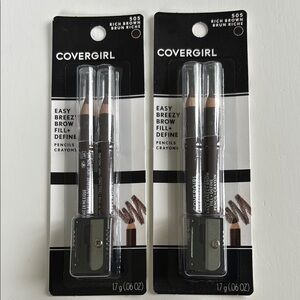 COVERGIRL Brow Pencils in Rich Brown x 2